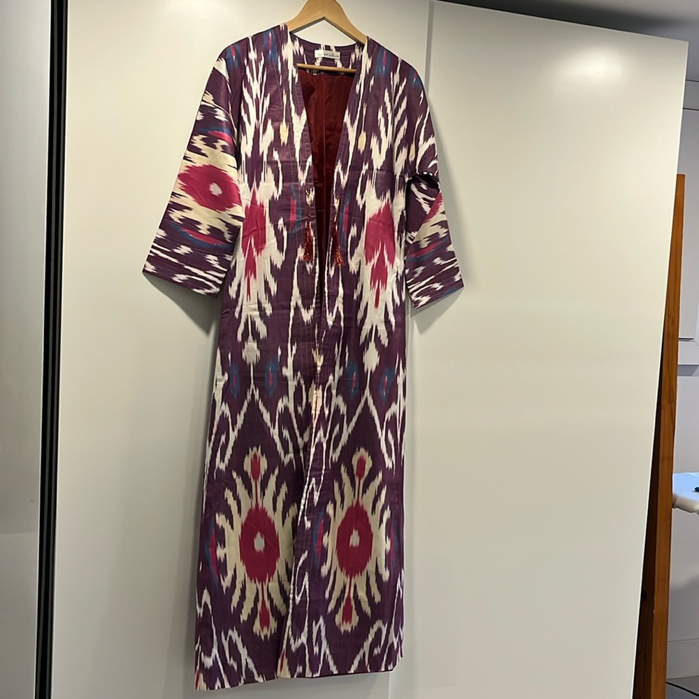 Silk maxi vest by tailored culture